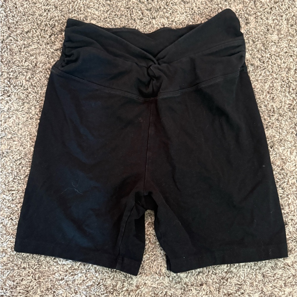 Women's Black Biker Shorts